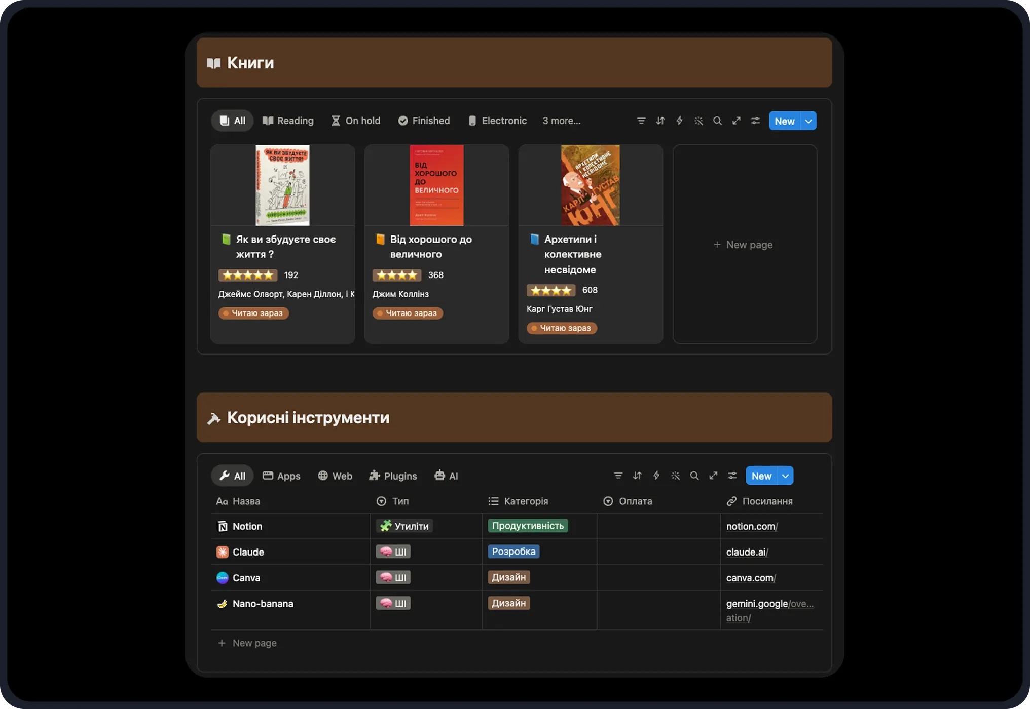 resources and tools